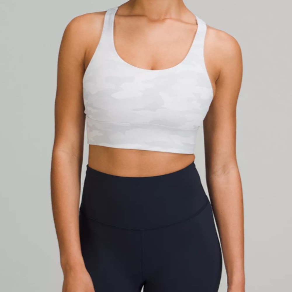 SUPER CUTE WHITE CAMO SPORTS BRA
